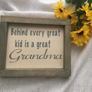 Hand Crafted | Grandma Sign Home Decor